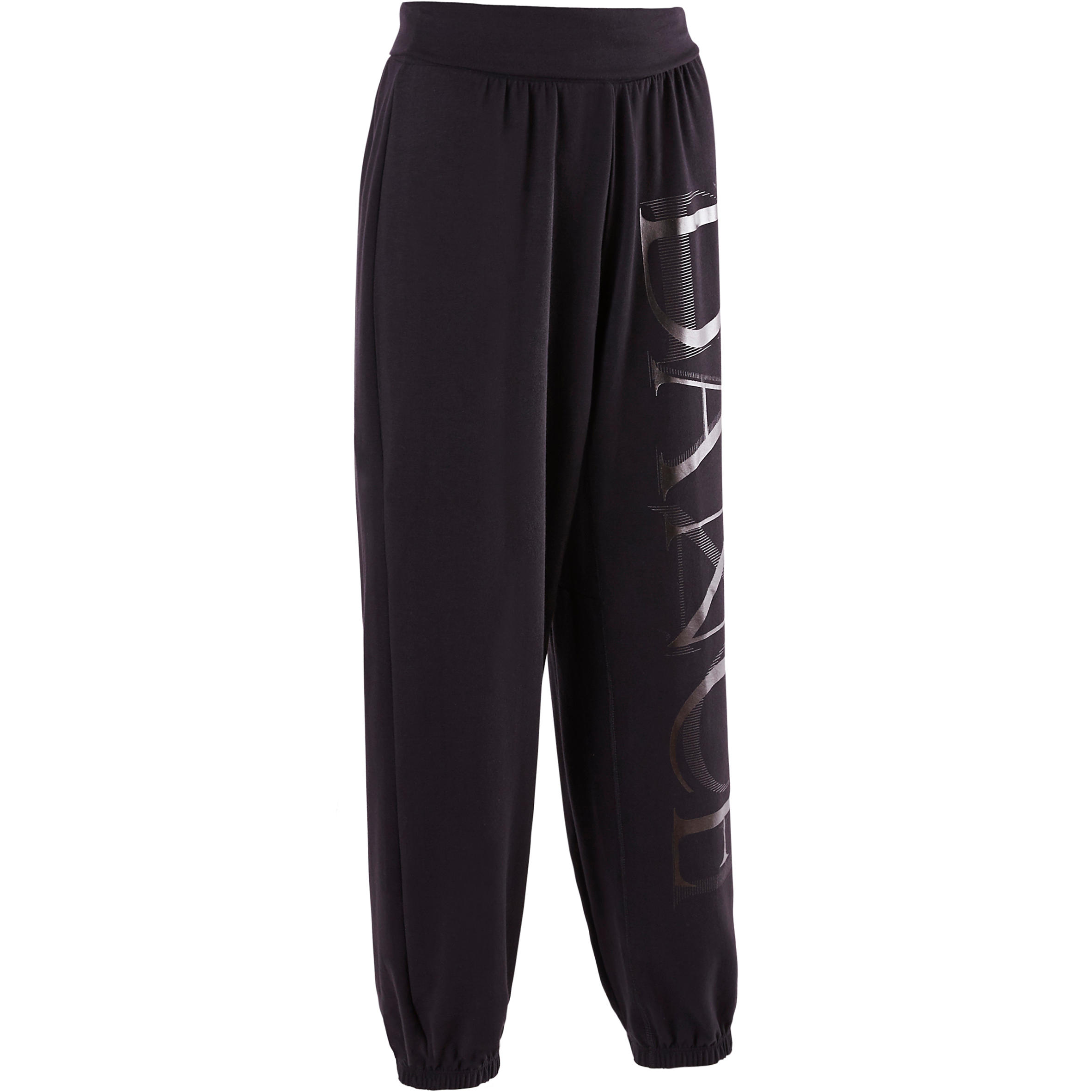 Femme Pantalon Danse Et Élastiqués Jambe Taille De Bas 7ygYfb6